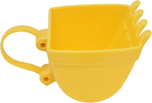 Miniatura 8 de Taza divertida de 11.2 fl oz, taza de cubo de excavadora con cuchara de pala de acero inoxidable, taza de café, taza de té creativa, taza de leche