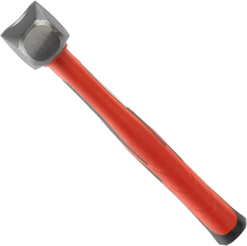 Miniatura 2 de INTERTOOL Martillo Club de 2 libras, mini martillo de perforación de trineo, martillo pequeño con acero resistente y mango de fibra de vidrio