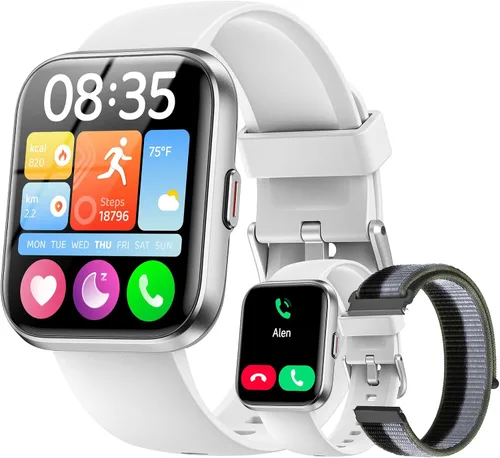 Miniatura 14 de Relojes inteligentes para hombres (Android/iPhones), más de 120 modos deportivos con monitor de ritmo cardíaco, monitor de ritmo cardíaco