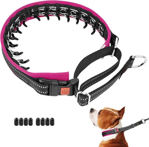 Miniatura 14 de Mayerzon Collar de Perro sin Tirones, Collar de Martingala Patentado para Perros Pequeños, Medianos y Grandes con Hebilla y Nylon Resistente