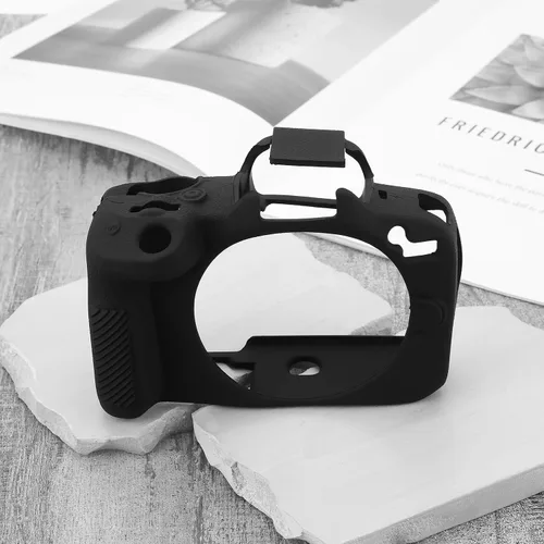 Miniatura 7 de ECSiNG Funda protectora para cámara digital, resistente a los arañazos, funda protectora de silicona suave compatible con cámara Canon EOS R50