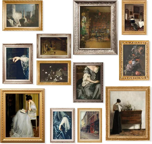 97 Decor Decoración gótica victoriana para el hogar, decoración de pared victoriana antigua, póster vintage de retrato de mujer, impresiones de