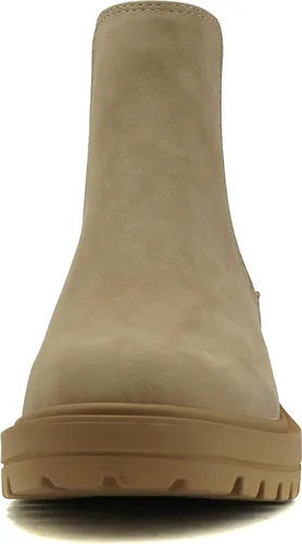 Miniatura 3 de Soda Pilot Botines Chelsea de tacón bajo para mujer, con doble elástico