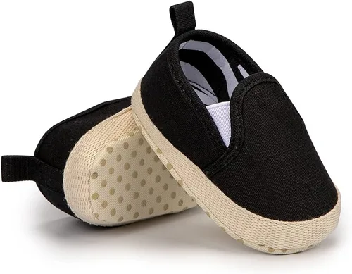 Miniatura 3 de Miamooi Zapatos deportivos para bebés, niños y niñas, suela suave, zapatos de primera caminata, informales, planos, ligeros, para cuna