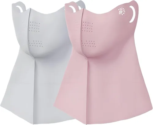 Miniatura 7 de Summer Cooling Neck Gaiter Face Mask for Women, UPF 50+ UV Protection, Breathable Ice Silk Sun Protection Mask