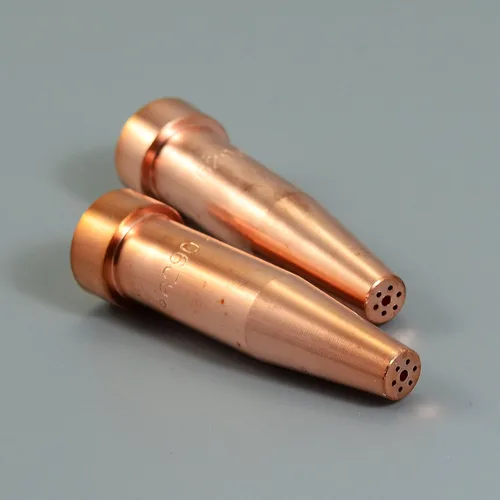 Miniatura 4 de RIVERWELD Puntas de corte de acetileno 6290 tamaño 2 y 6290-2 para soplete de cortador de oxígeno Oxy Oxyfuel hecho de cobre, paquete de 2