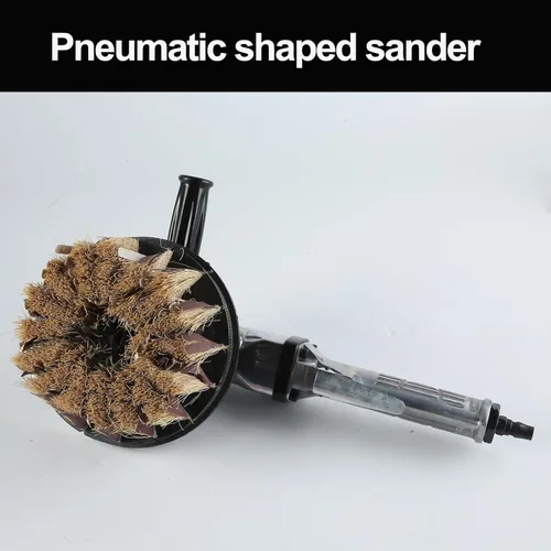 Miniatura 2 de Lijadora neumática de 7 pulgadas, máquina de carpintería con forma de superficie curvada, pulidora de aire, ligera a 5.88 libras, velocidad