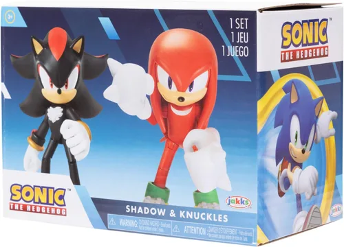 Miniatura 9 de Sonic, el erizo - Pack de 2 figuras de acción de 4 in de Knuckles y Shadow