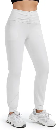Miniatura 6 de Blaosn Pantalones deportivos fluidos para mujer con bolsillos, pantalones deportivos de yoga, entrenamiento, leggings casuales para descansar, ropa