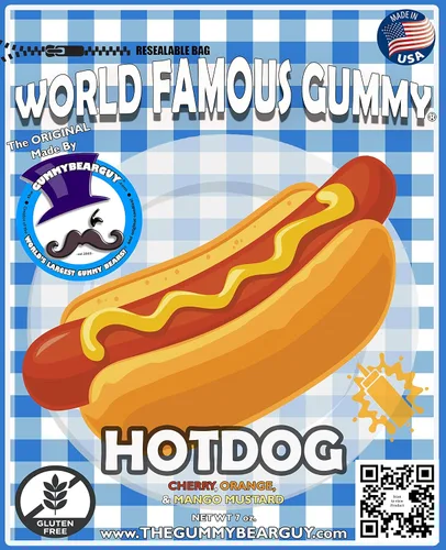 Miniatura 3 de The Gummy Bear Guy Gummy Hotdog