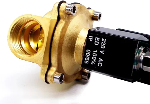 Miniatura 5 de Water Air Solenoid Valve with Timer 220v 110v 24v Normally Closed 3/8 1/2 3/4 1-1/4 1.5 2 Brass Valve(1/2",BSP_24VAC_80 Degrees Celsius)
