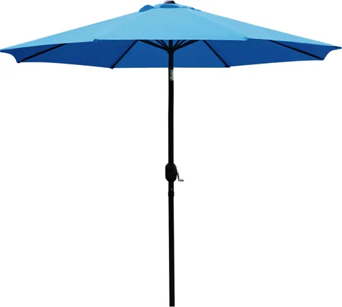 Miniatura 13 de Sunnyglade - Sombrilla de mesa de 9 pies para exteriores, con 8 varillas resistentes Negro
