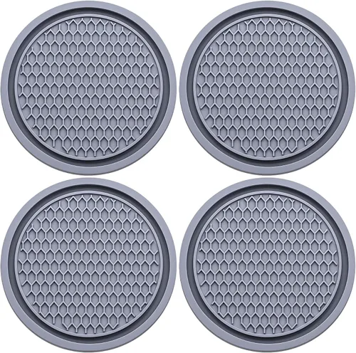 Miniatura 9 de 2 piezas posavasos para portavasos de automóvil, posavasos universales antideslizantes para portavasos de automóvil, 2.75 pulgadas posavasos