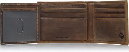 Miniatura 29 de WOLVERINE Billetera plegable de lona/cuero para hombre