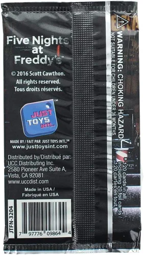 Miniatura 2 de Just Toys Intl. Five Nights at Freddy's - Paquete de tarjetas coleccionables