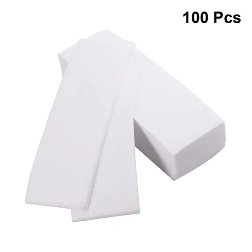 Miniatura 2 de ROSENICE 100pcs cera tiras papel profesional facial cuerpo depilación depiladora no tejida depiladora