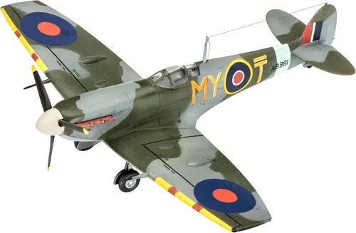 Miniatura 4 de Revell RV03710 Juego de Combate Bf109G-10 & Spitfire Kit de modelo de plástico, sin pintar