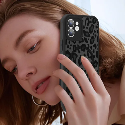 Miniatura 5 de KANGHAR - Funda para iPhone 11 [Compatible con Magsafe] Patrón estampado de leopardo Lindo guepardo Funda protectora magnética para niñas, mujeres