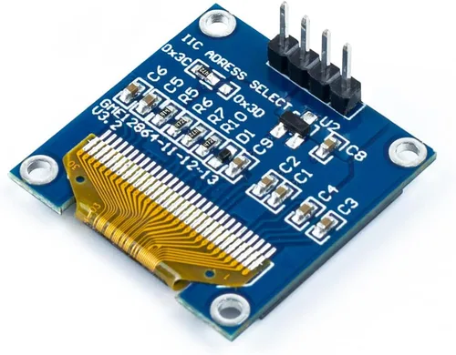 Miniatura 7 de Hosyond 5 Piezas 0.96 Pulgadas OLED I2C IIC Módulo de Pantalla 12864 128x64 Píxeles SSD1306 Mini Pantalla OLED Autoluminiscente Compatible con Azul