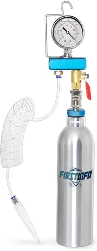 FIRSTINFO A1601 - Limpiador de cámara de combustión de válvula de admisión 4 en 1, recipiente de inyección de combustible, kit de probador de