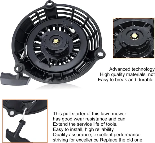 Miniatura 6 de Hipa GCV160 Conjunto de arranque de retroceso compatible con Honda GCV 160 GCV135 EN2000 HRU19 GC135 GC160 EN2000 motor generador cortacésped