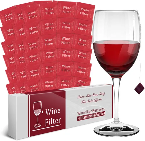 Miniatura 7 de Filtro de vino purificador de histamina de sulfito: removedor de filtros de vino, histaminas sulfito, alivia dolores de cabeza y previene