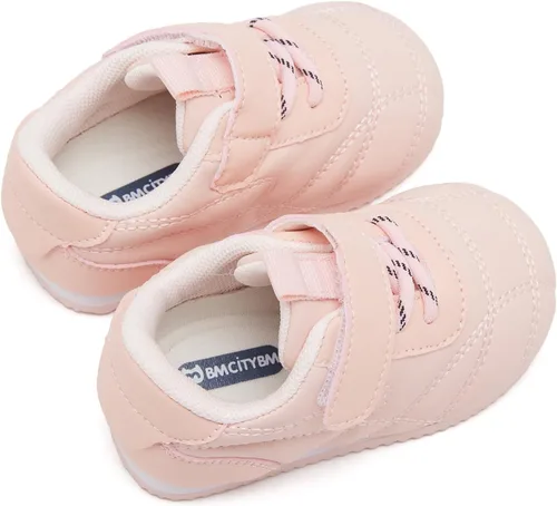 Miniatura 17 de BMCiTYBM Zapatos de bebé para niños y niñas, zapatos para caminar para niños pequeños, zapatos ligeros antideslizantes para 6, 9, 12, 18, 24 meses