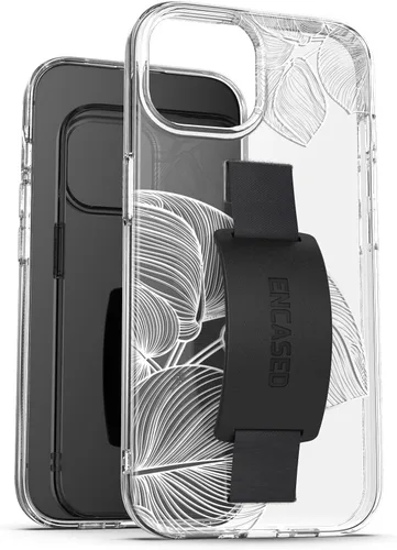 Miniatura 8 de ENCASED Funda con lazo para los dedos, diseñada para iPhone 15 (2023), funda de agarre con correa de mano con soporte de silicona suave al tacto