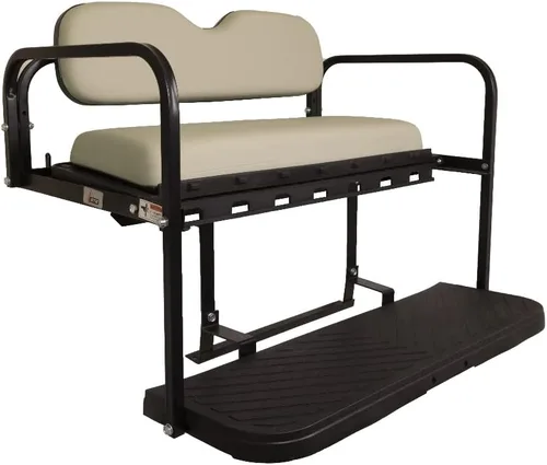 Miniatura 9 de Mach3 Yamaha G19 / G22 Kit de asiento trasero abatible para carrito de golf Blanco