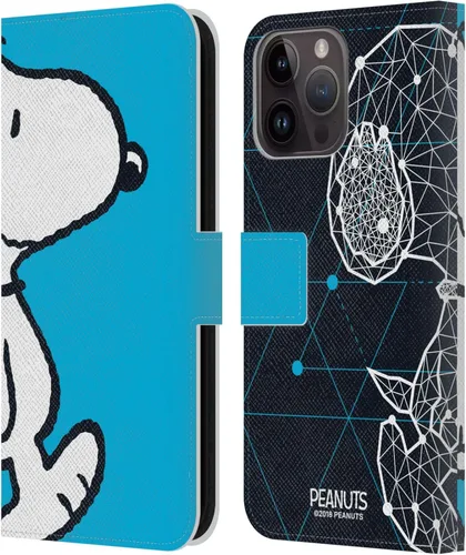 Miniatura 244 de Head Case Designs Funda de piel con licencia oficial de Peanuts Snoopy & Woodstock Balloon Halfs and Laughs para Apple iPhone 7/8/SE 2020 y 2022