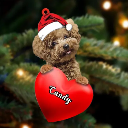 Miniatura 80 de Adornos de Navidad personalizados para perros, nombre personalizado, adorno de Malamute de Alaska, adornos acrílicos, regalos de Navidad, amantes