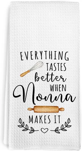 Miniatura 26 de Gigi - Toallas de cocina para el día de la madre, regalos de cumpleaños, para mujeres, abuelas de nietos, nietos, todo sabe mejor cuando Gigi lo