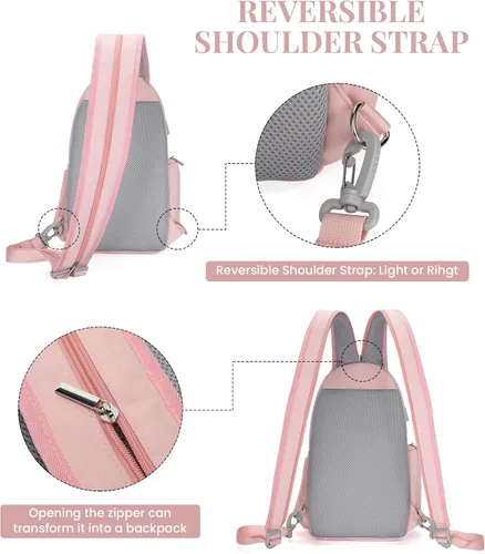 Miniatura 2 de BAIGIO - Bolso cruzado para cámara pequeño, mochila para cámara para fotógrafos, bolso cruzado para cámara impermeable, mochila de viaje para cámara