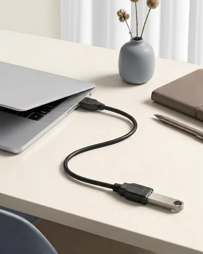 Miniatura 2 de Meokse Cable de extensión USB 3.0 de 12 pies, compatible con cámara web, cámara, teléfono, concentrador USB, mouse, teclado, impresora, disco duro