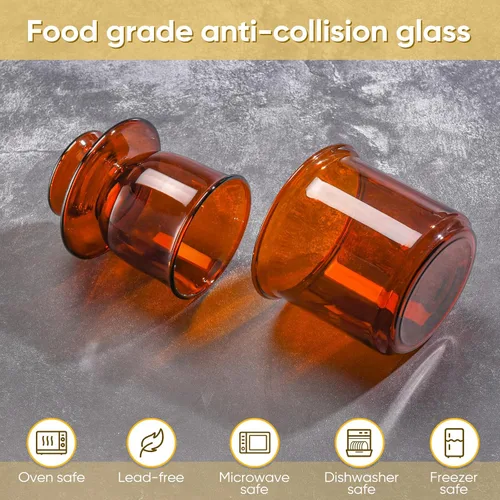 Miniatura 5 de Hekeieon Mantequillera de Cristal Elegante Francesa para Mantequilla Fresca y Untable, Recipiente para Mantequilla, Recipiente de Mantequilla