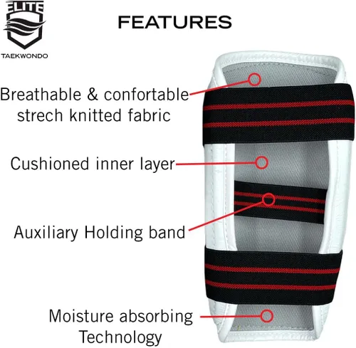 Miniatura 4 de ELITE - Protector de antebrazo de Taekwondo para niños y adultos (protector TKD)