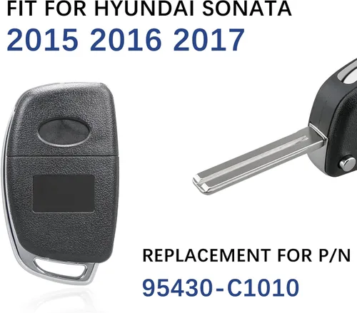 Miniatura 5 de Reemplazo para 2015 2016 2017 Hyundai Sonata llavero, llavero para Hyundai Sonata Remote, Sistema remoto de entrada sin llave P/N: 95430-C1010 FCC