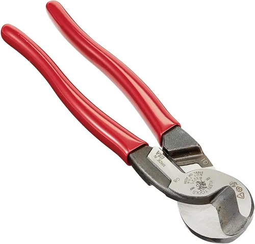Miniatura 12 de Klein Tools Cortador de cables 63215, fabricado en Estados Unidos, compacto de alto apalancamiento de 6.5 pulgadas, forjado de acero fabricado
