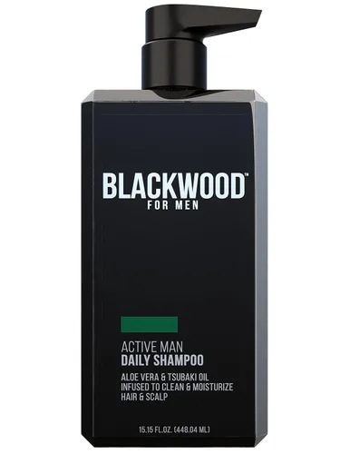 Miniatura 9 de BLACKWOOD FOR MEN Active Man Daily Shampoo - Champú espesante y aclarante para cabello o cuero cabelludo normal a graso - Combate la pérdida