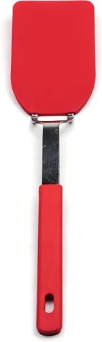 Miniatura 11 de RSVP International Kitchen Tool Collection - Espátula flexible de nailon, mango de acero inoxidable, 12 x 2.75 pulgadas, color verde