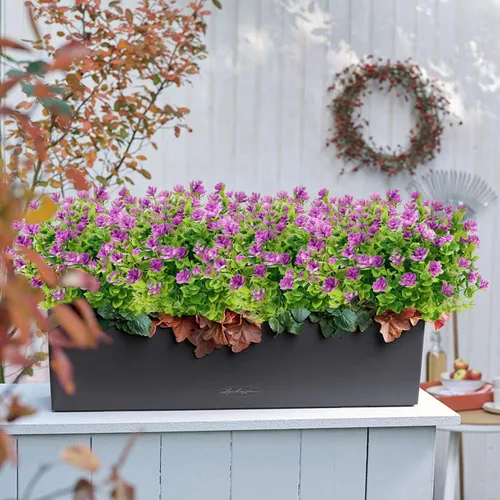 Miniatura 19 de 12 paquetes de flores artificiales para exteriores, plantas falsas para decoración de otoño y verano, flores de seda artificiales, resistencia
