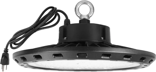 Miniatura 9 de Q QINGCHEN Luz LED de alta bahía 150W 21,000lm 5000K, luz LED de alta bahía con certificación ETL para taller de trabajo de fábrica, alternativa a