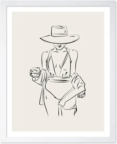 Miniatura 78 de Poster Master Póster de peonías – Estampado de flores retro – Ilustración floral – Ilustración en blanco y negro – Diseño de línea y abstracto