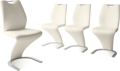 Miniatura 10 de HIPIHOM Juego de 2 sillas de comedor Sirena, sillas modernas de cocina y comedor sin brazos tapizadas en cuero PU con asiento de almohadón y patas