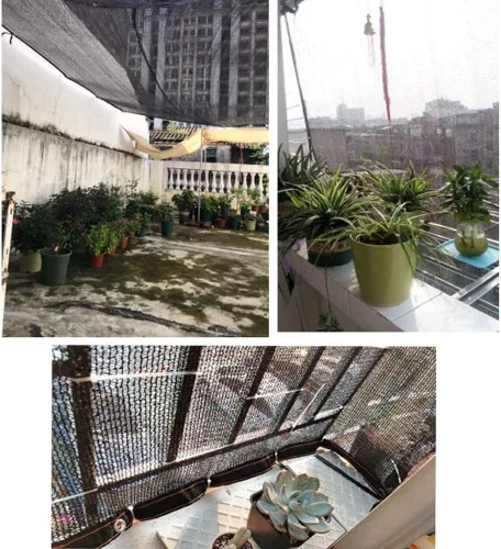 Miniatura 5 de winemana - Toldo para sombra del 40%, lona de malla duradera con ojales, red anticongelante para jardín, para pérgola, invernadero, cultivo