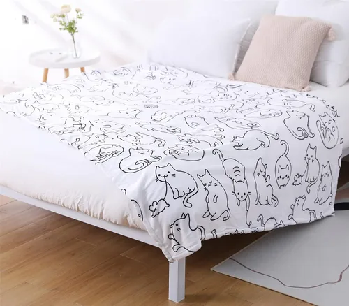 Miniatura 9 de Sviuse Manta de gato para sofá, manta de gato tamaño individual para niñas, mujeres, adultos, gatos, mamá, regalos para mujeres, mantas de gatito