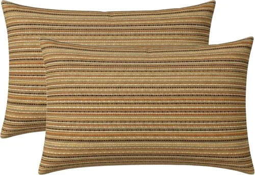 Miniatura 73 de RSH DECOR: Sunbrella - Juego de 4 almohadas lumbares, 20 x 12 pulgadas, tela de rendimiento resistente al agua y a la decoloración, fundas