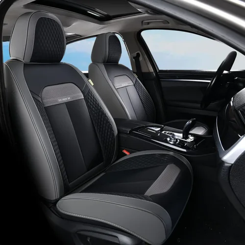 Miniatura 32 de FLORICH Fundas de asiento delantero, 2 piezas, fundas de asiento para automóviles, fundas de asiento universales de cuero de lujo, accesorios