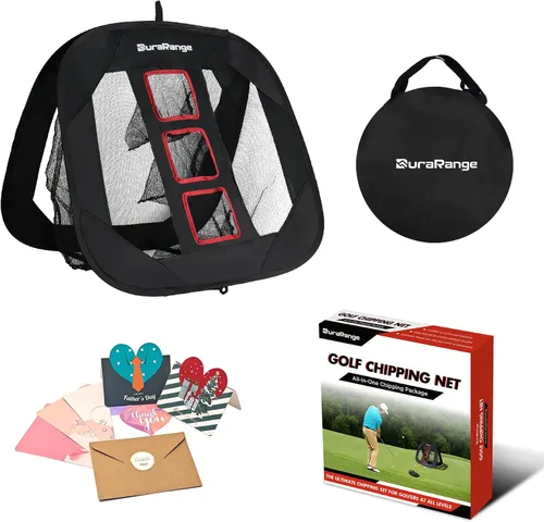 Miniatura 11 de DURARANGE Red de astillado de golf emergente: ayuda definitiva de chip de entrenamiento para precisión y distancia, al aire libre Práctica