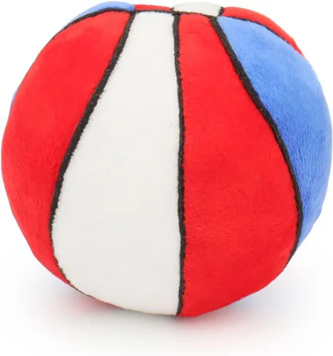 Pelotas de Juguete para Perros - Baloncesto de Felpa Masticable para Perros, Pelota Chirriante Suave para Mascotas Rellena de Material Esponjoso,